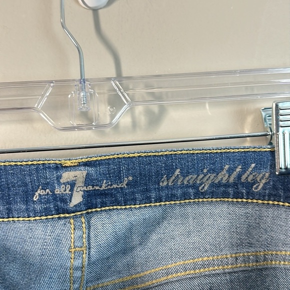 7 For All Mankind Straight Leg Jeans Size 28 - Picture 12 of 15